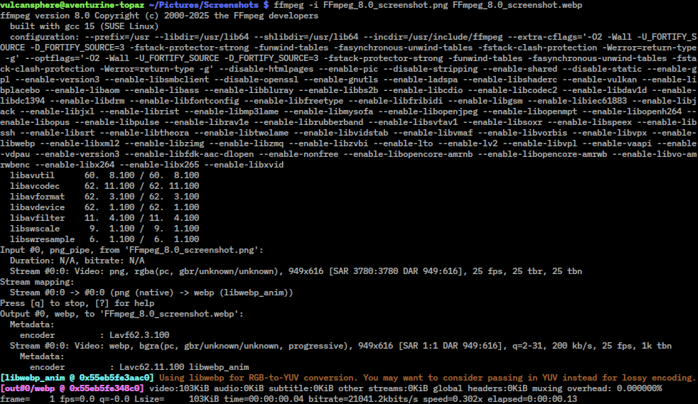 Static FFmpeg
